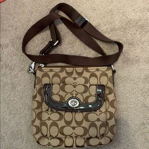 A barely used Coach crossbody